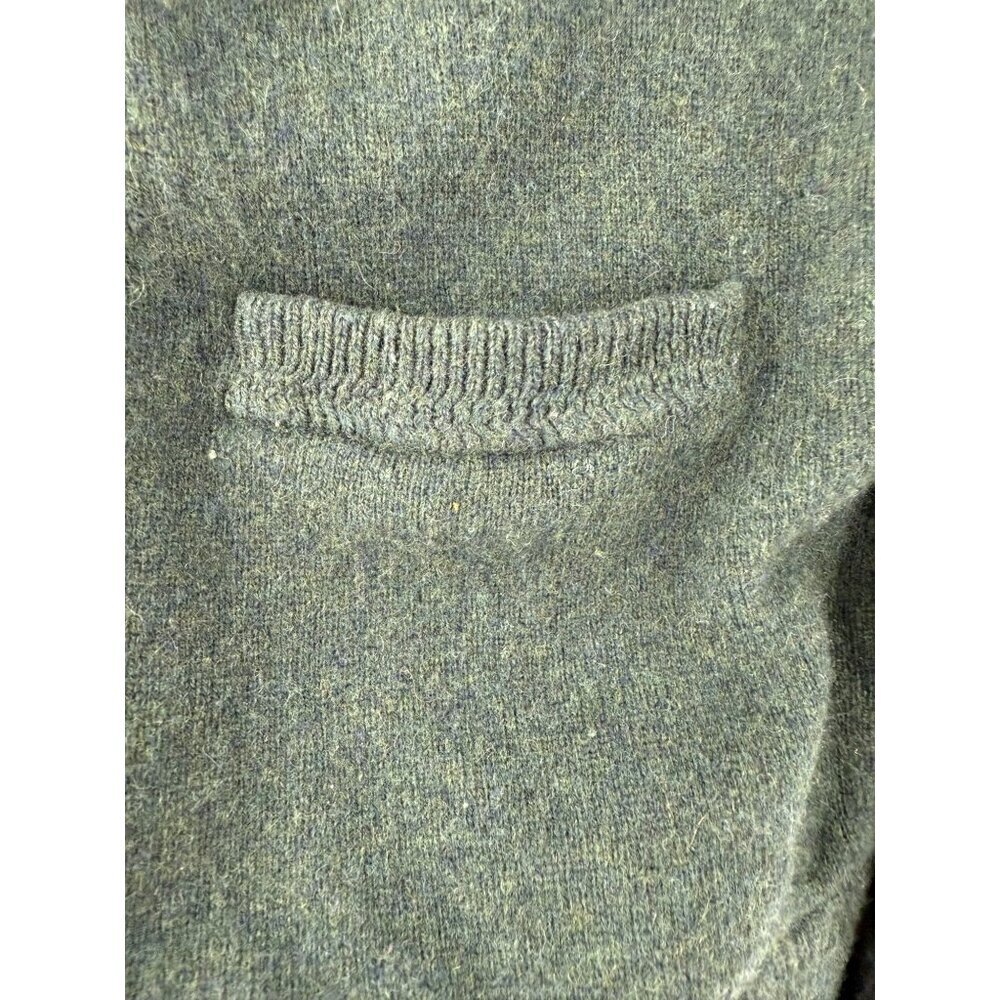 J.Crew Womens 100% Lambs Wool Button Front Grandpa Carigan Sweater Size Medium - Picture 5 of 7